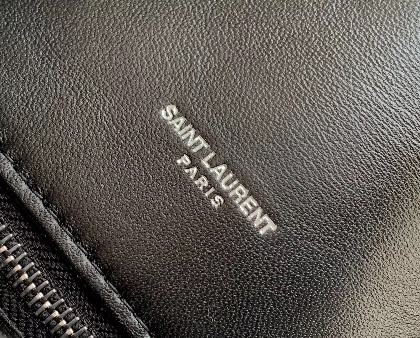 Saint Laurent Loulou Puffer Small Bag In Black Lambskin 097