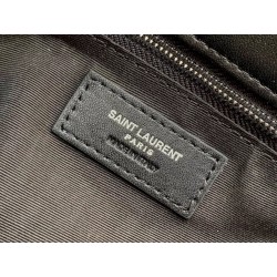 Saint Laurent Loulou Puffer Small Bag In Black Lambskin 097