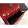 Saint Laurent Small Kate Tassel Bag In Red Grained Leather 691