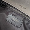 Saint Laurent Medium Niki Bag In Grey Crinkled Leather 803