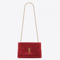 Saint Laurent Kate Medium Reversible Eros Red Bag 639