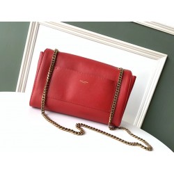 Saint Laurent Kate Medium Reversible Eros Red Bag 639