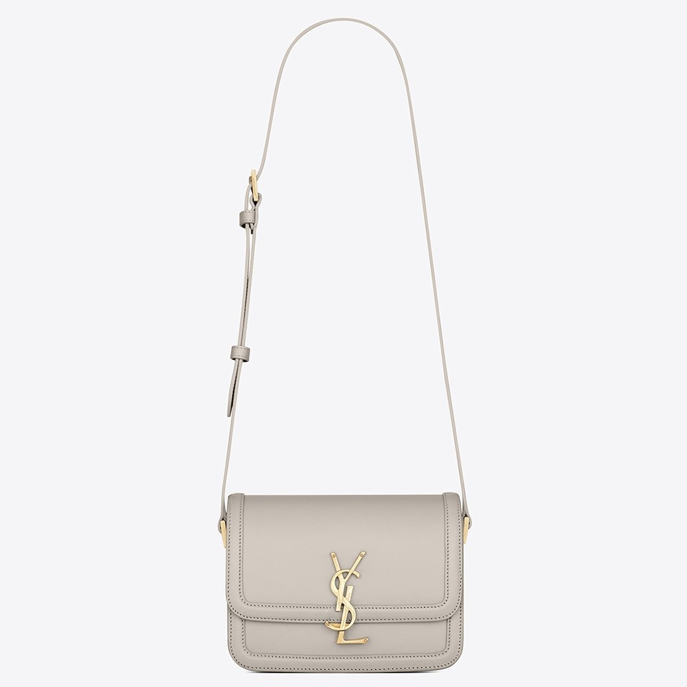 Saint Laurent Solferino Small Bag In White Calfskin 423