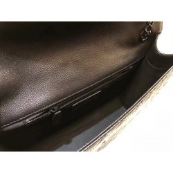 Saint Laurent Large Envelope All Black Bag 001