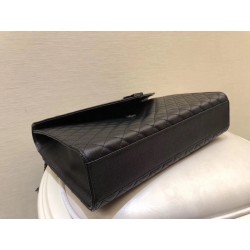 Saint Laurent Large Envelope All Black Bag 001