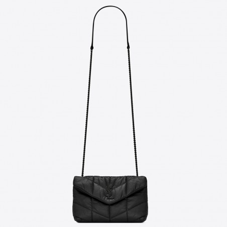 Saint Laurent So Black Puffer Toy Bag In Black Lambskin 501