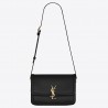 Saint Laurent Solferino Medium Bag In Black Calfskin 588