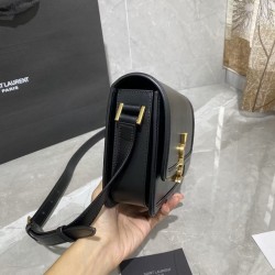 Saint Laurent Solferino Medium Bag In Black Calfskin 588