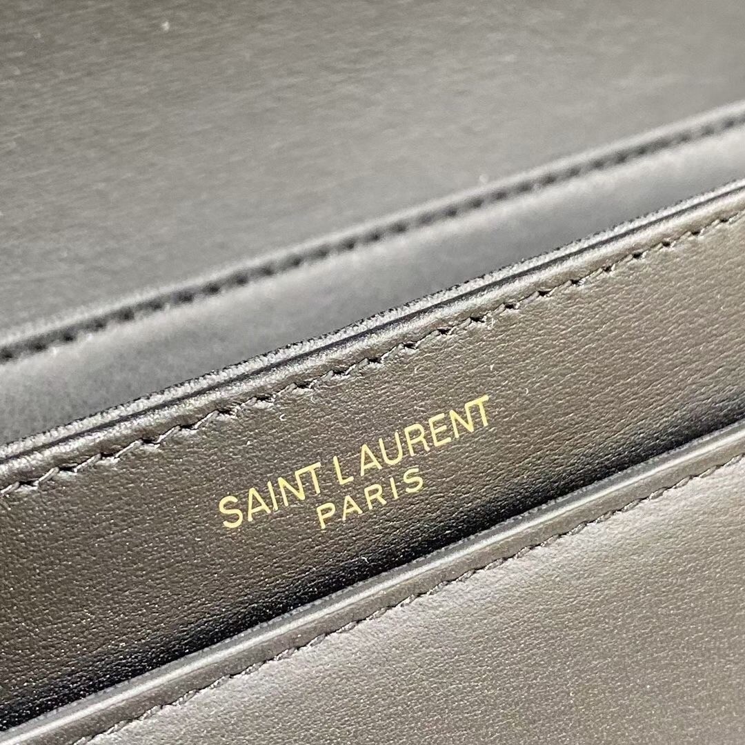 Saint Laurent Solferino Medium Bag In Black Calfskin 588