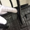 Saint Laurent Small Sac De Jour Bag In Black Crocodile Leather 613