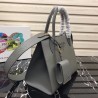 Prada Monochrome Bag In Grey Saffiano Leather 887