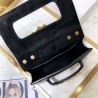 Dior Black Mini J'Adior Calfskin Flap Bag 999