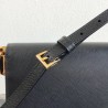 Prada Embleme Bag In Black Saffiano Leather  165