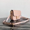 Prada Embleme Bag In Powder Pink Saffiano Leather 239