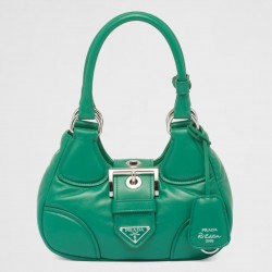 Prada Moon Bag in Green Padded Nappa Leather 211