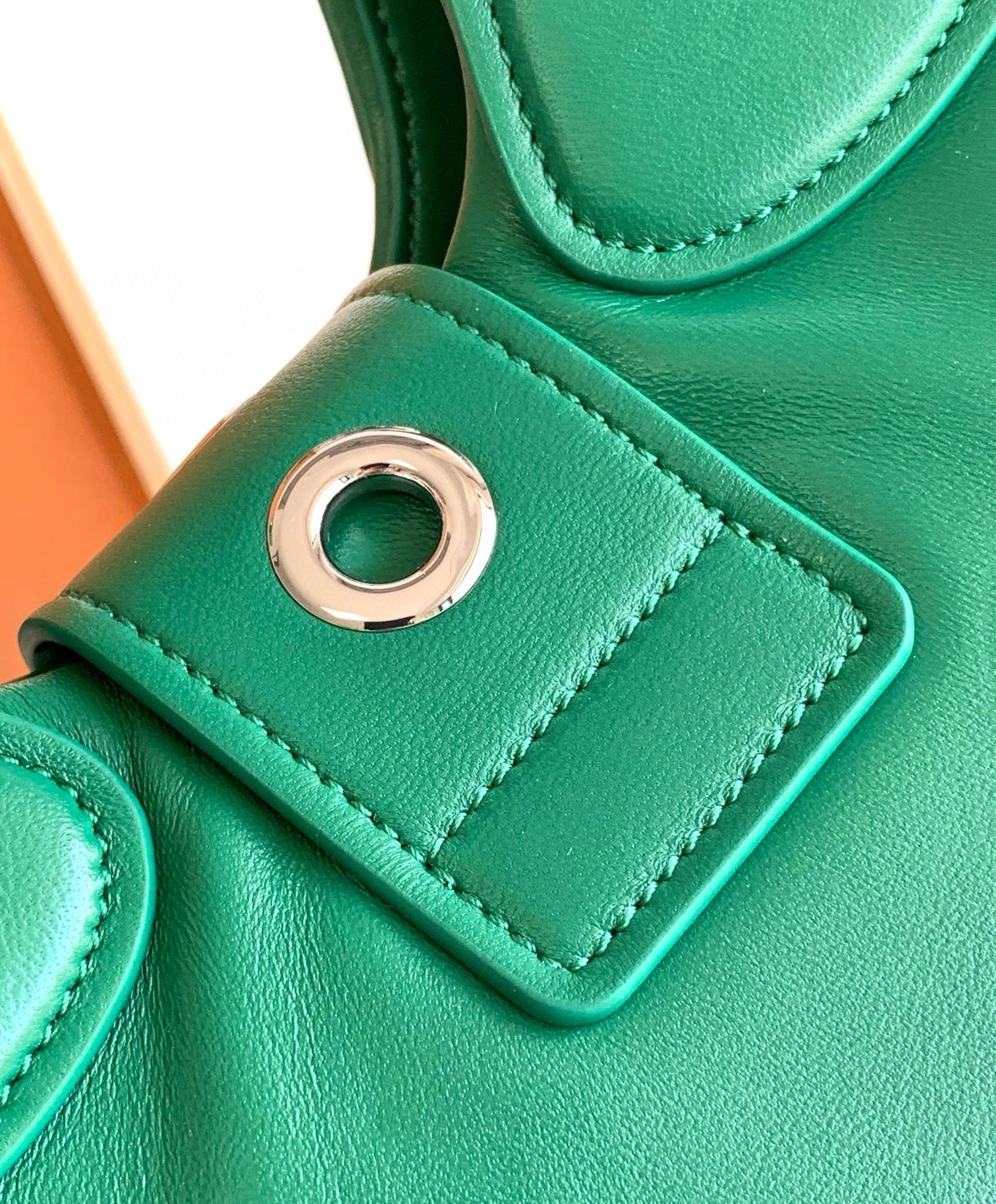 Prada Moon Bag in Green Padded Nappa Leather 211