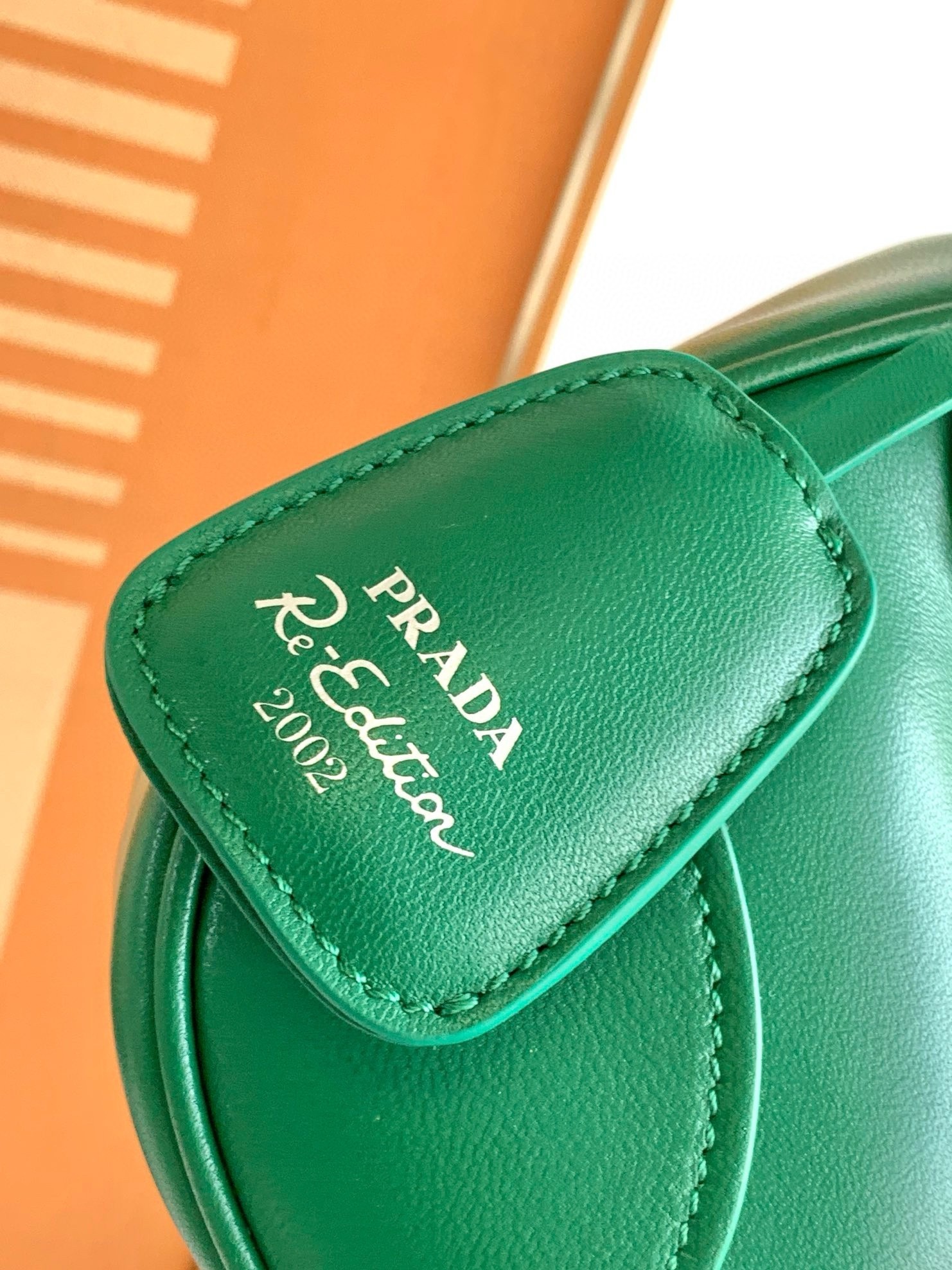 Prada Moon Bag in Green Padded Nappa Leather 211