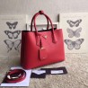 Prada Red Saffiano Double Medium Bag 236