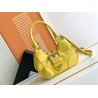 Prada Moon Bag in Yellow Padded Nappa Leather 400