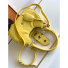 Prada Moon Bag in Yellow Padded Nappa Leather 400