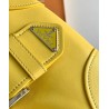 Prada Moon Bag in Yellow Padded Nappa Leather 400