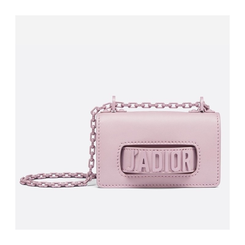 Dior Mini J'Adior Bag In Pink Ultra Matte Calfskin 638