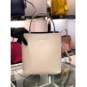 Prada White Saffiano North South Double Medium Bag 462