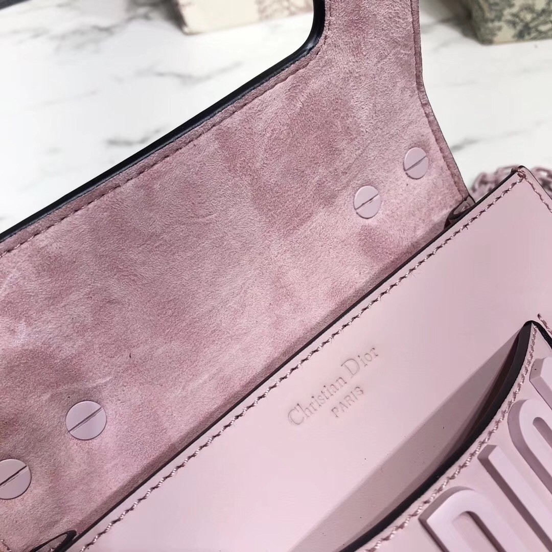 Dior Mini J'Adior Bag In Pink Ultra Matte Calfskin 638