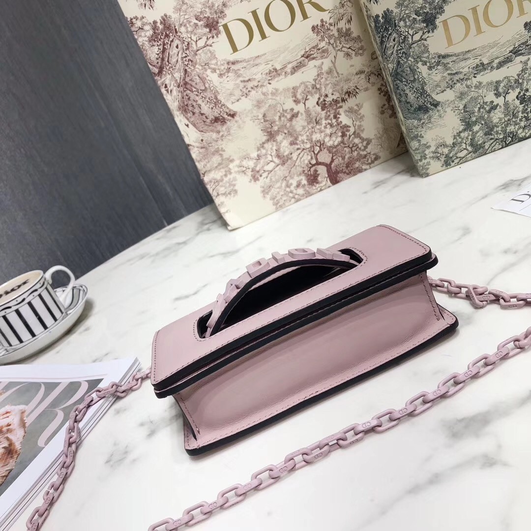 Dior Mini J'Adior Bag In Pink Ultra Matte Calfskin 638