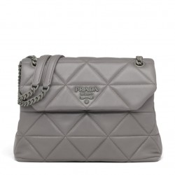 Prada Spectrum Large Bag In Grey Nappa Leather 900