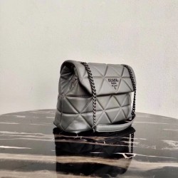 Prada Spectrum Large Bag In Grey Nappa Leather 900