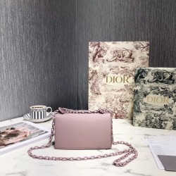 Dior Mini J'Adior Bag In Pink Ultra Matte Calfskin 638