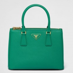 Prada Small Galleria Bag In Mango Saffiano Leather 947