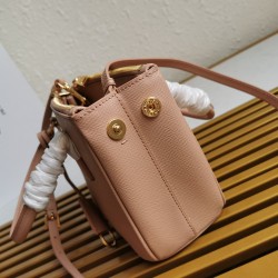 Prada Mini Galleria Bag In Powder Pink Saffiano Leather 971