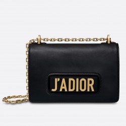 Dior Black J'Adior Calfskin Flap Bag 032