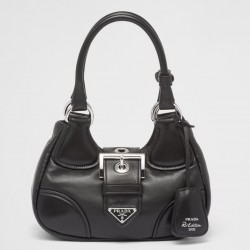 Prada Moon Bag in Black Padded Nappa Leather 754