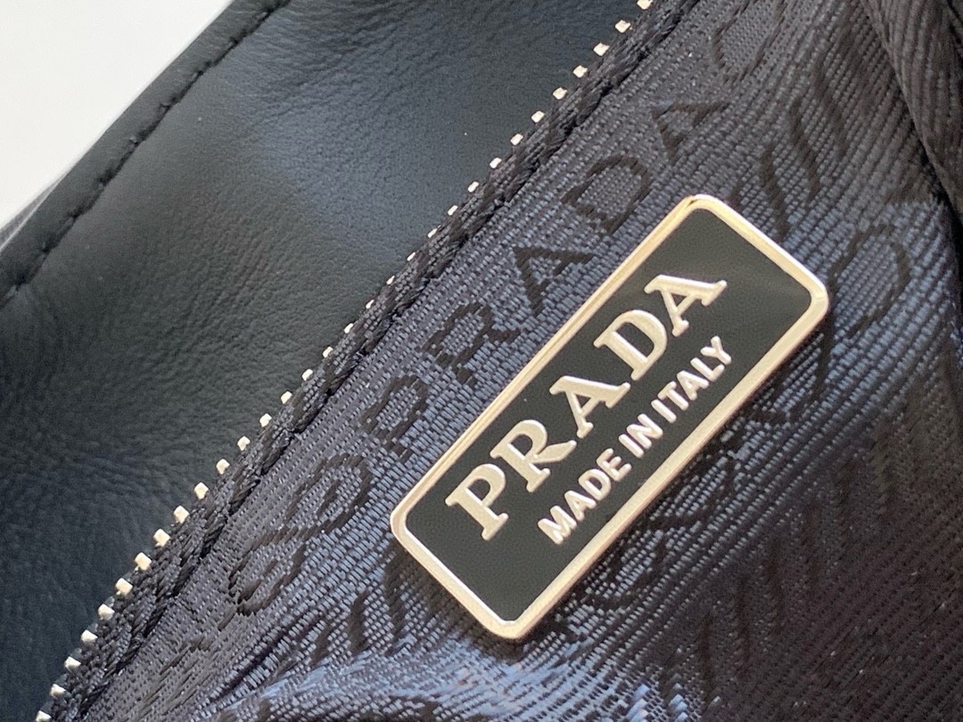 Prada Moon Bag in Black Padded Nappa Leather 754