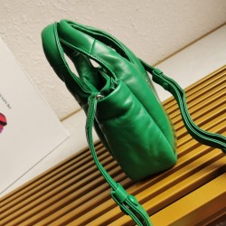 Prada Small Top-handle Bag in Green Nappa Leather 847