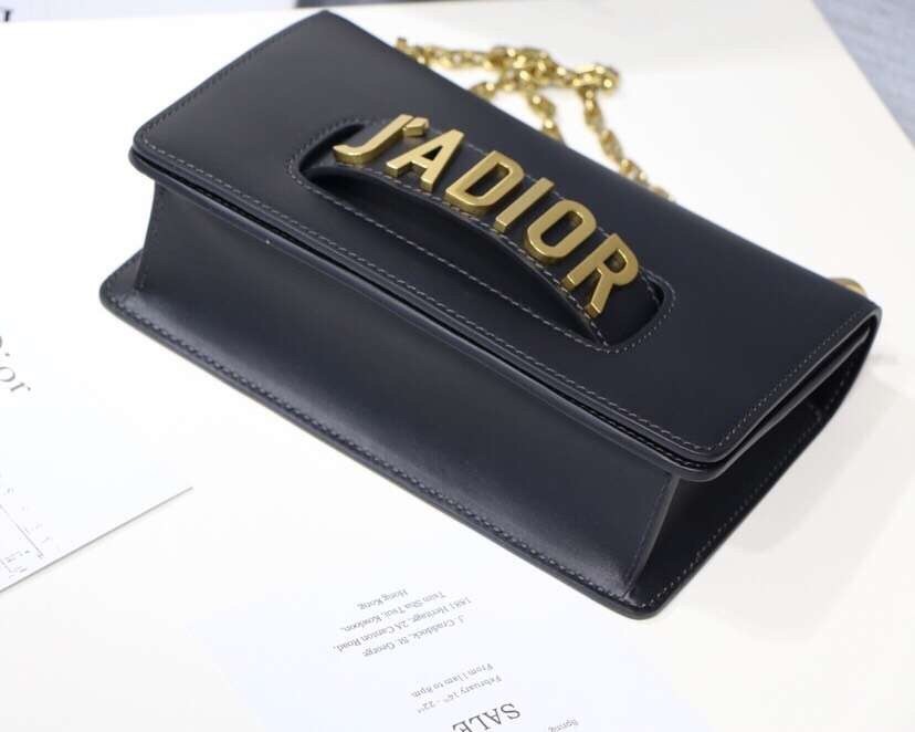 Dior Black J'Adior Calfskin Flap Bag 032