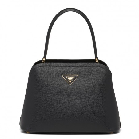 Prada Matinee Mini Bag In Black Saffiano Leather 504