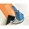 Prada Moon Bag in Blue Padded Nappa Leather 110