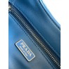 Prada Moon Bag in Blue Padded Nappa Leather 110