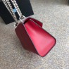 Prada Monochrome Flap Bag In Red Saffiano Leather 125