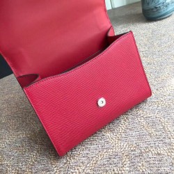 Prada Monochrome Flap Bag In Red Saffiano Leather 125