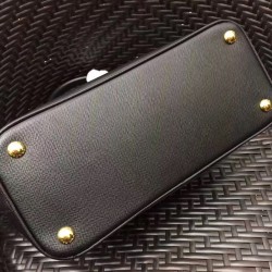 Prada Small Galleria Bag In Black Saffiano Leather 368