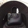 Prada Small Galleria Bag In Black Saffiano Leather 368