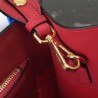 Prada Large Monochrome Bag In Red Saffiano Leather 002