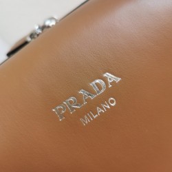 Prada Supernova Medium Handbag In Brown Leather 354