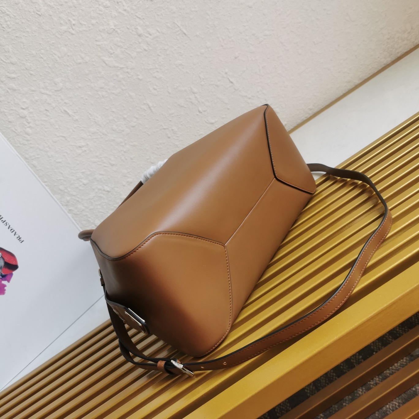 Prada Supernova Medium Handbag In Brown Leather 354