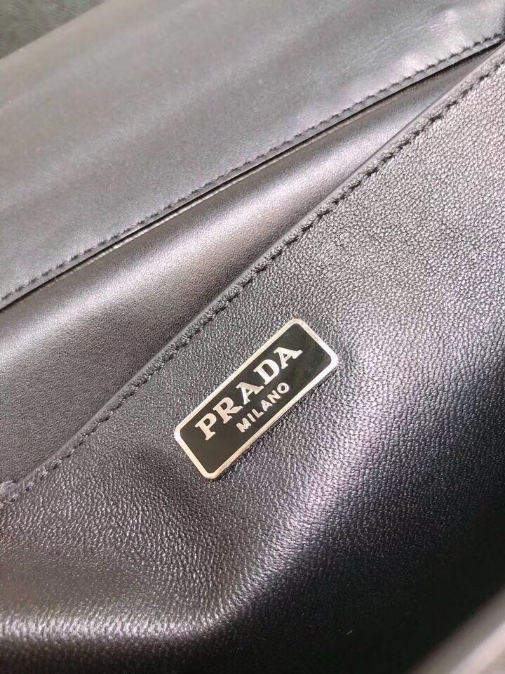Prada Cahier Studded Leather Shoulder Bag 589
